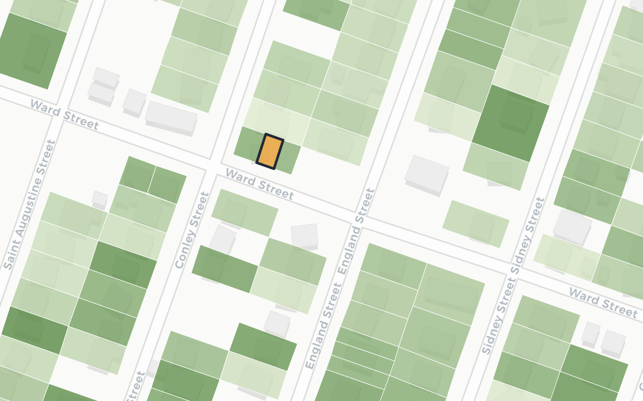 Neighborhood heatmap